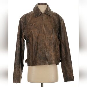 Rebalance Leather Jacket‎ Small